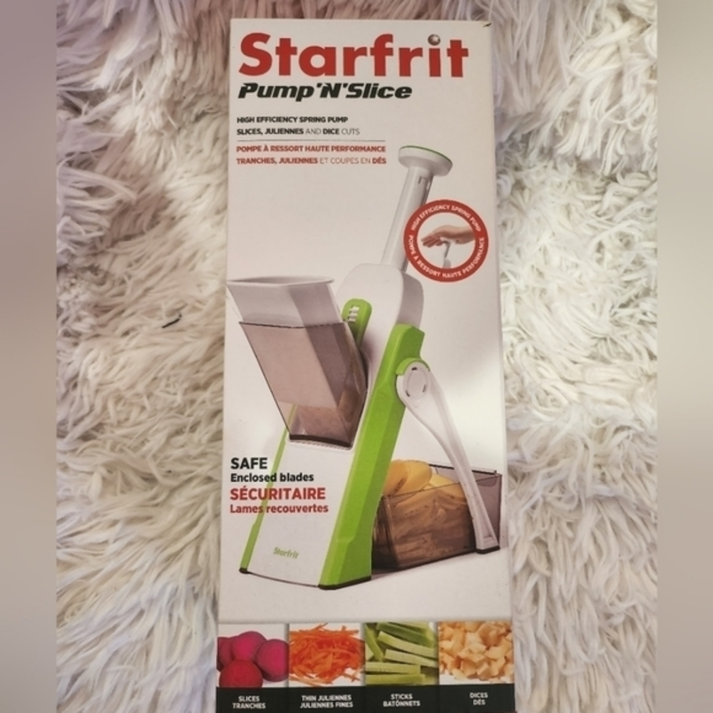 NWOT starfrit‎ pump'n'slice